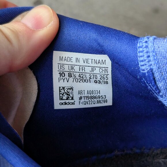 Adidas Women's Solar Glide ST Running Shoes in Mystery Ink Blue size 10 - Picture 8 of 11